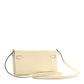 HERMÈS KELLY CLASSIQUE TO GO WALLET, JAUNE POUSSIN, PALLADIUM HARDWARE 01