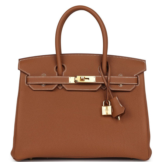 Hermès Birkin 30 Gold Togo Gold Hardware 01