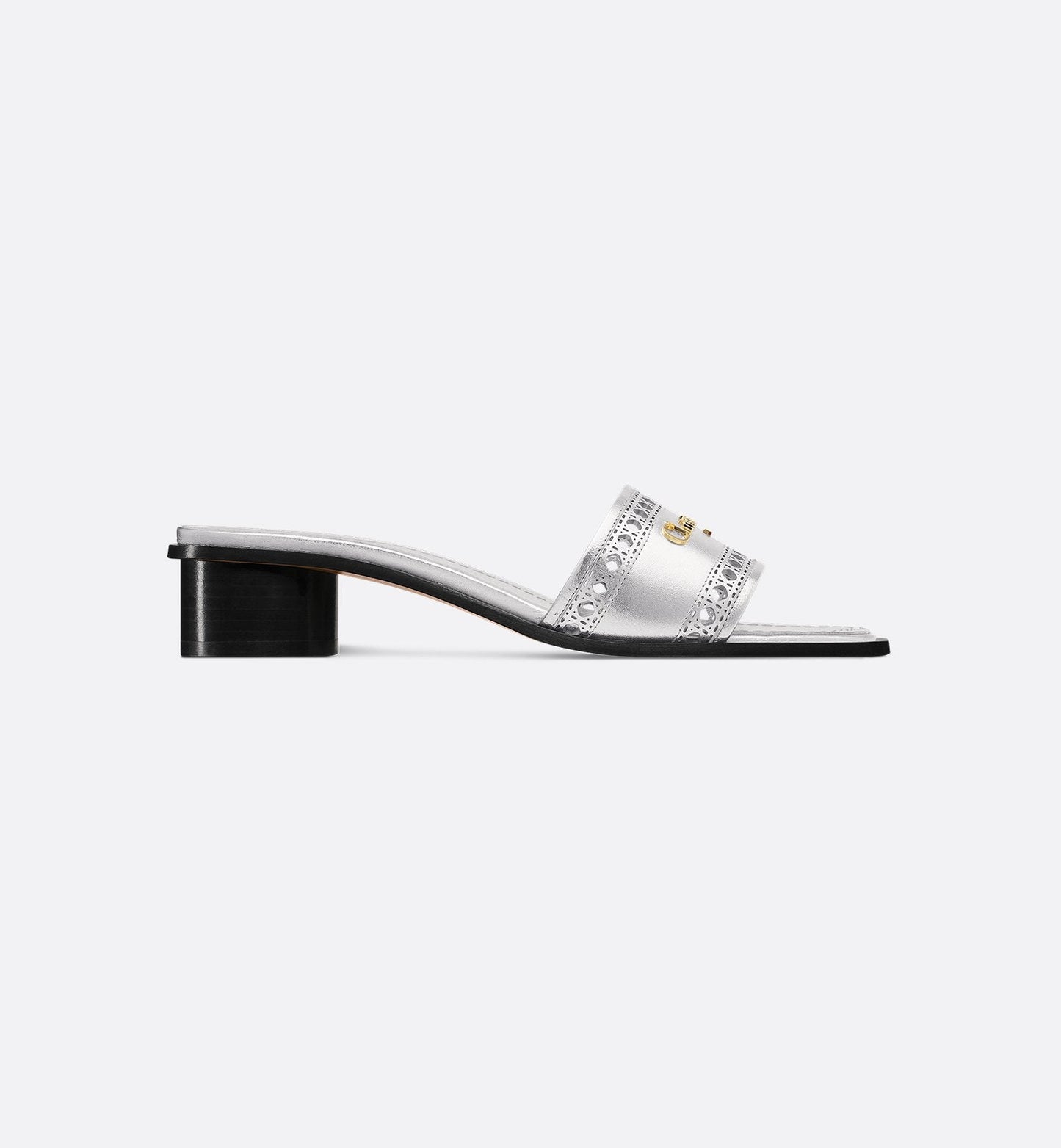 Dior Or D-Lane Heeled Slide