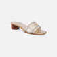 Dior Or D-Lane Heeled Slide
