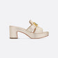 Dior Or 30 Montaigne Platform Slide