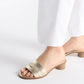 Gold-Tone Dway Heeled Slide