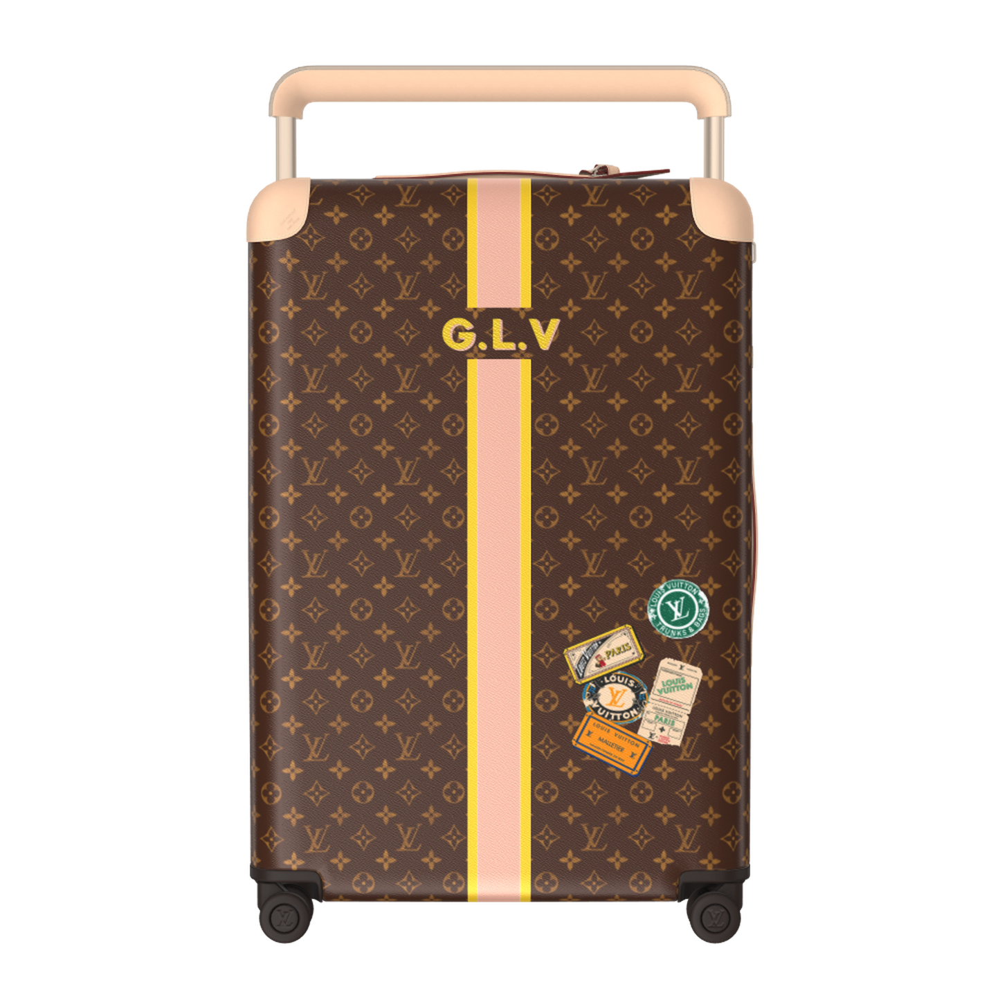 Horizon 70 Monogram Canvas Brown-Beige Rolling Luggage
