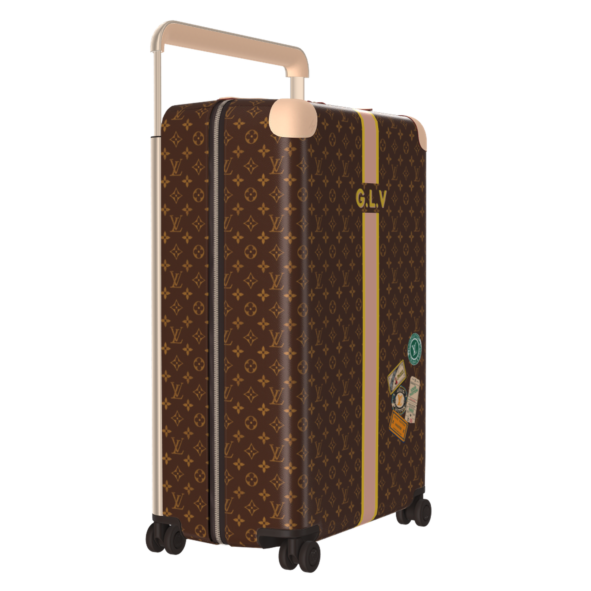 Horizon 70 Monogram Canvas Brown-Beige Rolling Luggage