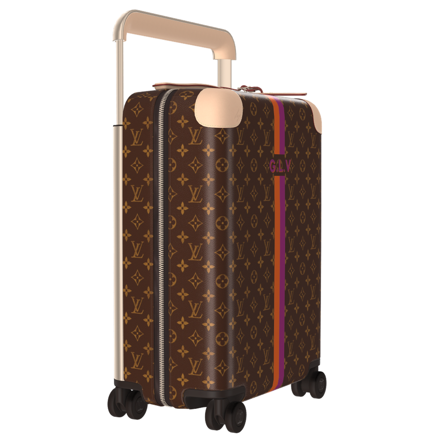 Horizon 50 Monogram Canvas Brown-Beige Rolling Luggage