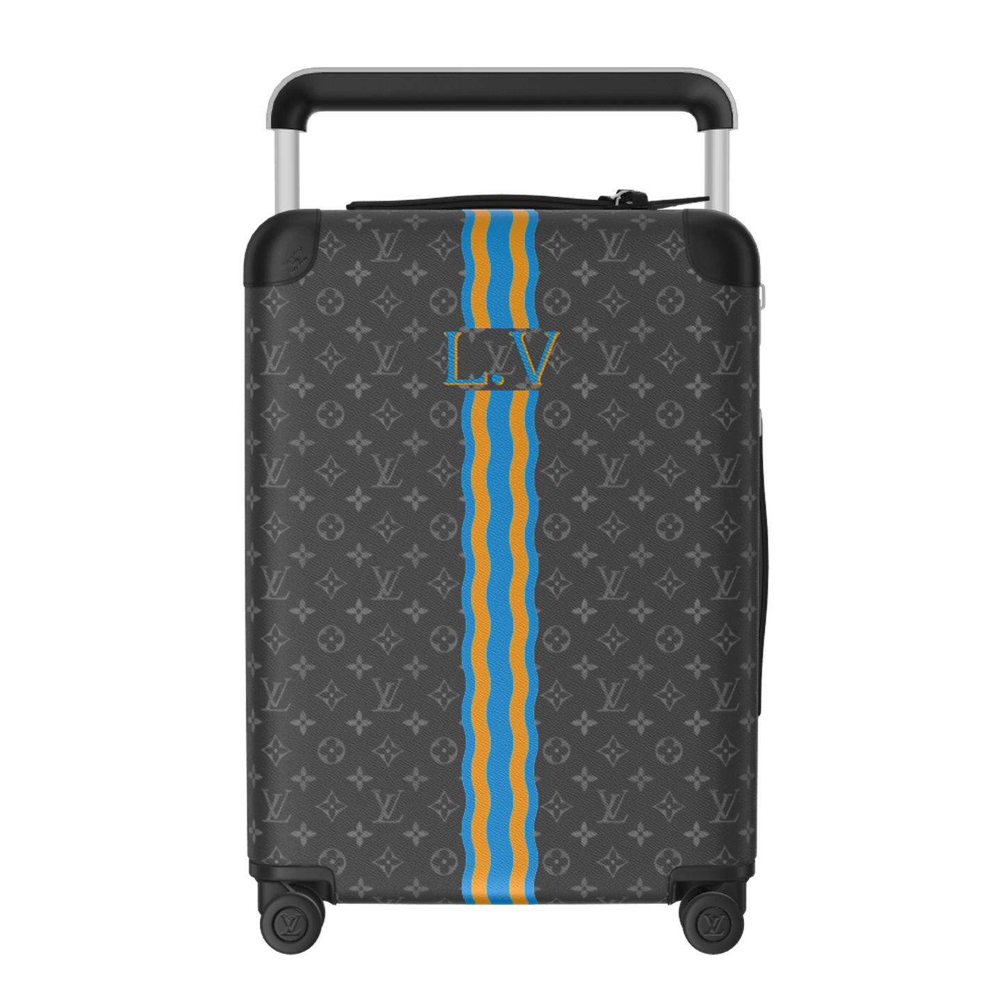 Horizon 55 Monogram Coated Canvas Cherry Motif Carry-On Suitcase
