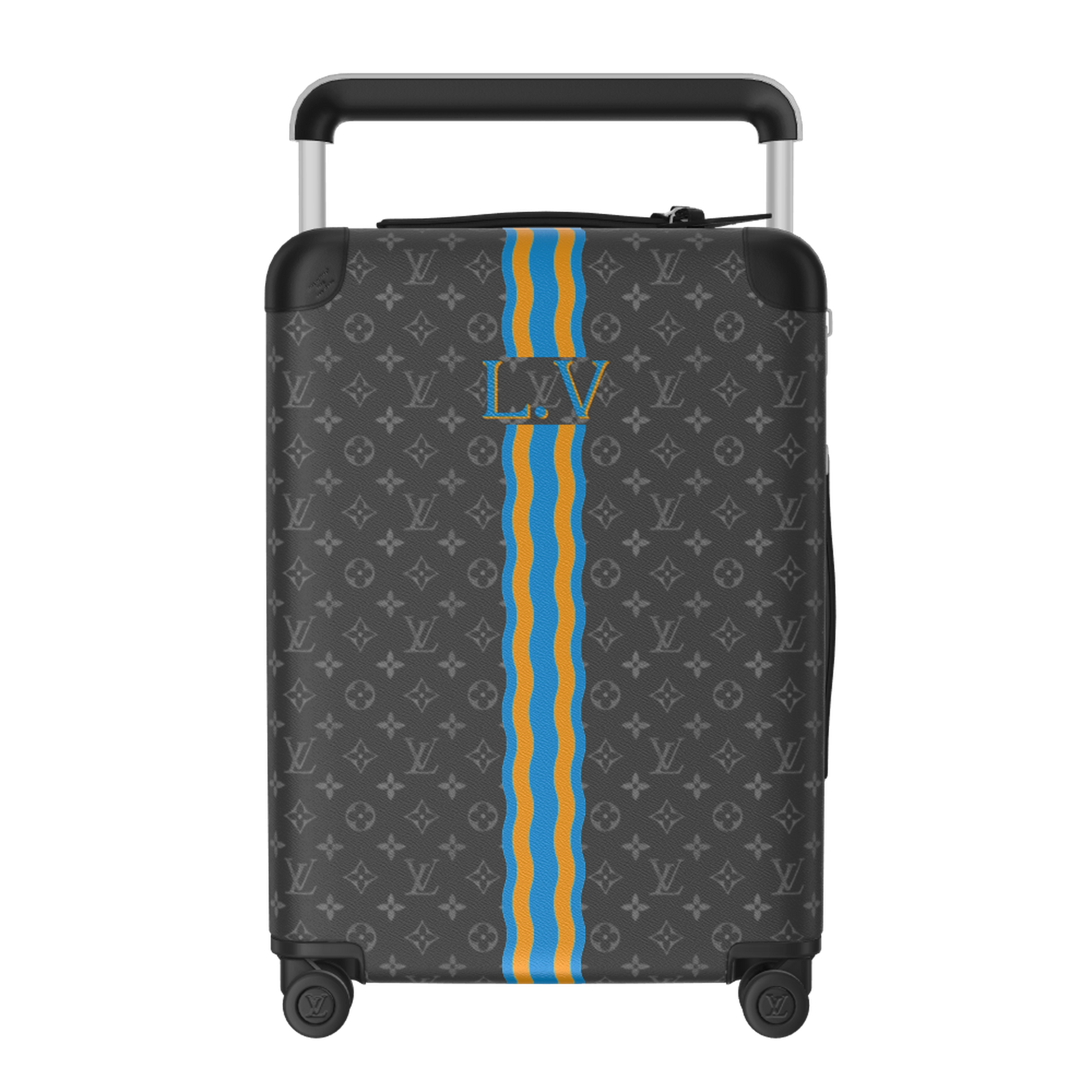 Horizon 55 Monogram Coated Canvas Cherry Motif Carry-On Suitcase