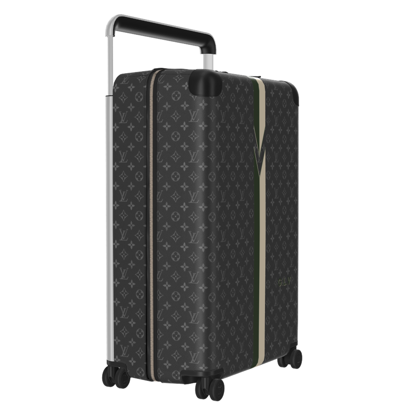 Horizon 70 Monogram Canvas Brown-Beige Rolling Luggage