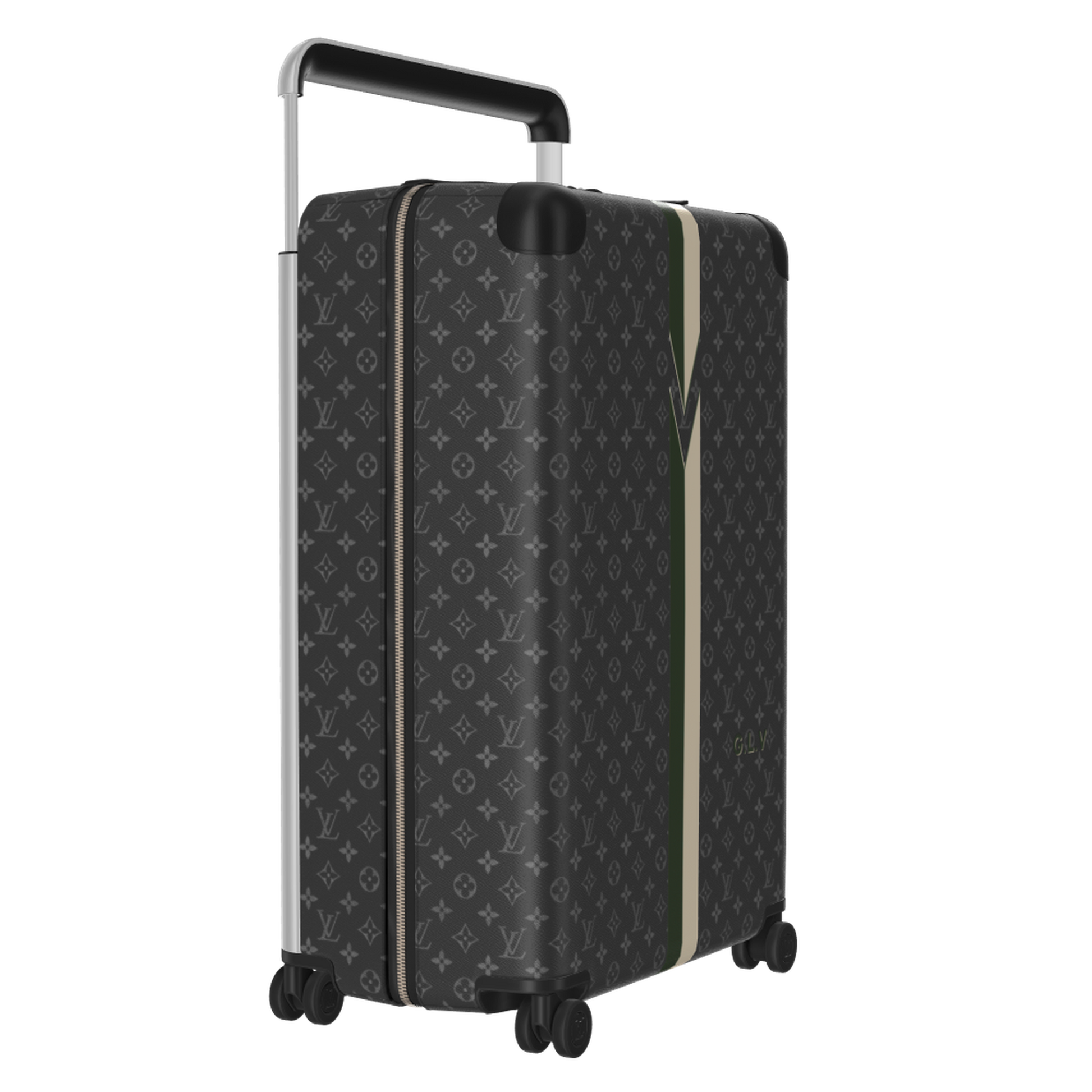 Horizon 70 Monogram Canvas Brown-Beige Rolling Luggage