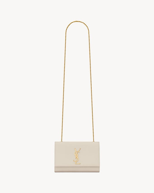 Saint Laurent Kate Small In Grain De Poudre Embossed Leather