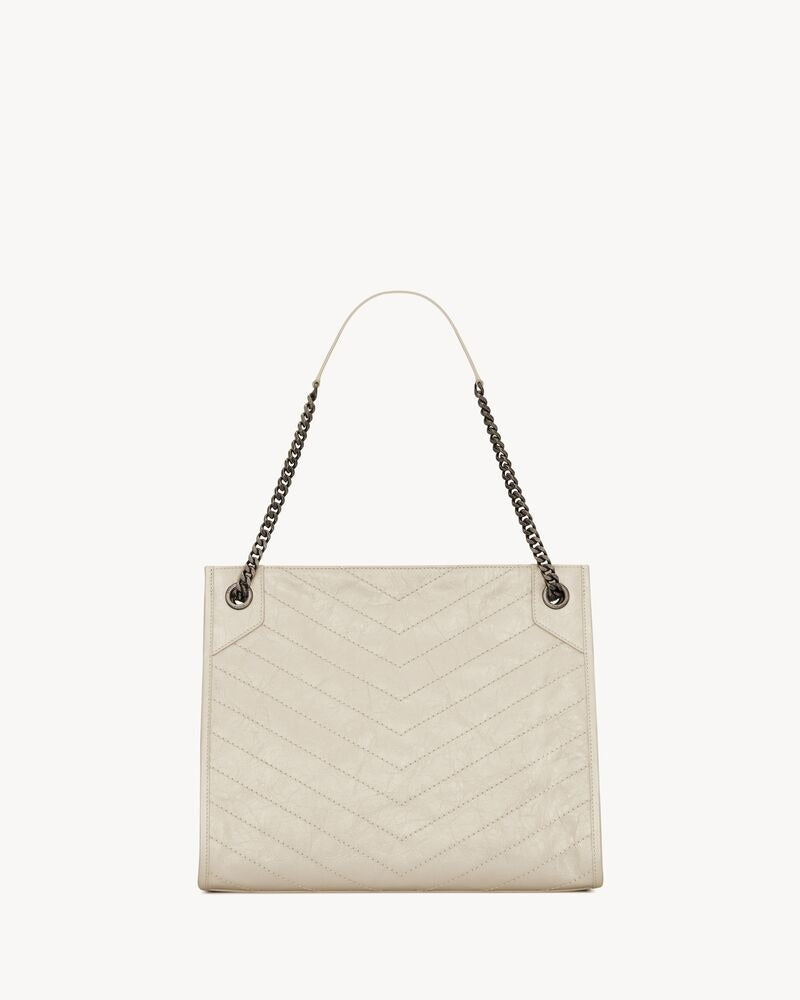 Saint Laurent Niki Shopping In Vintage Leather