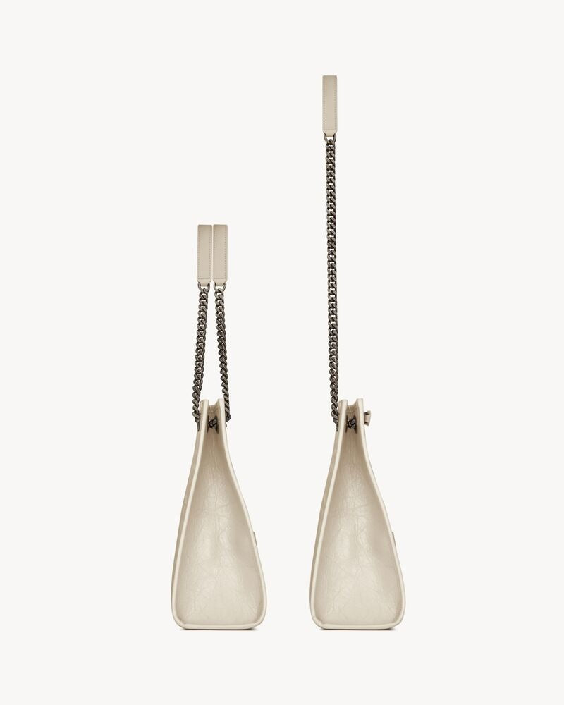 Saint Laurent Niki Shopping In Vintage Leather