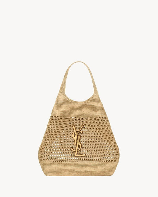 Saint Laurent Icare in Raffia