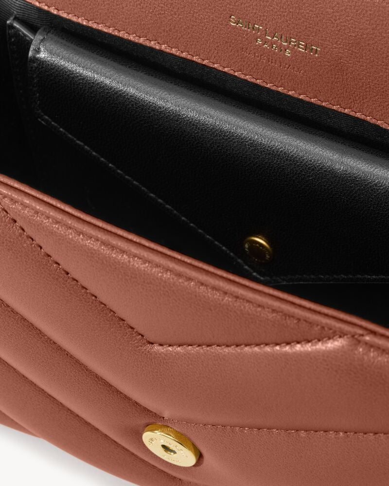 Saint Laurent Loulou Small In Quilted Lambskin