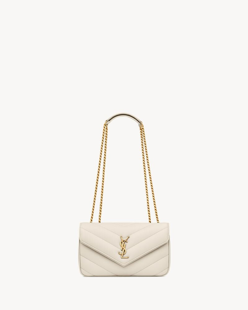 Saint Laurent Loulou Small In Quilted Lambskin