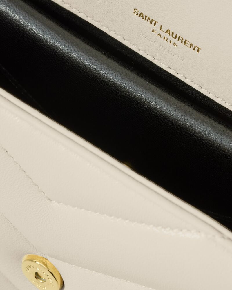 Saint Laurent Loulou Small In Quilted Lambskin