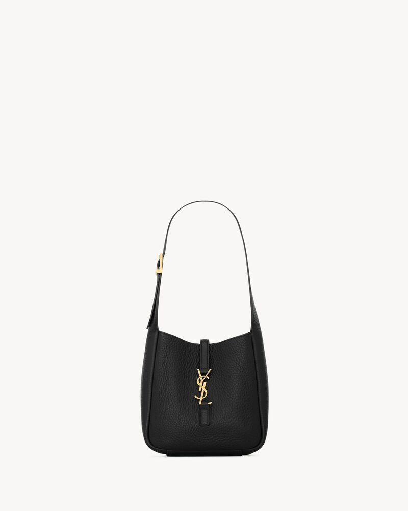 Saint Laurent Le 5 À 7 Supple Baby In Grained Leather