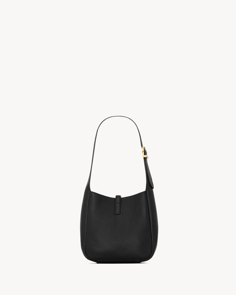 Saint Laurent Le 5 À 7 Supple Baby In Grained Leather