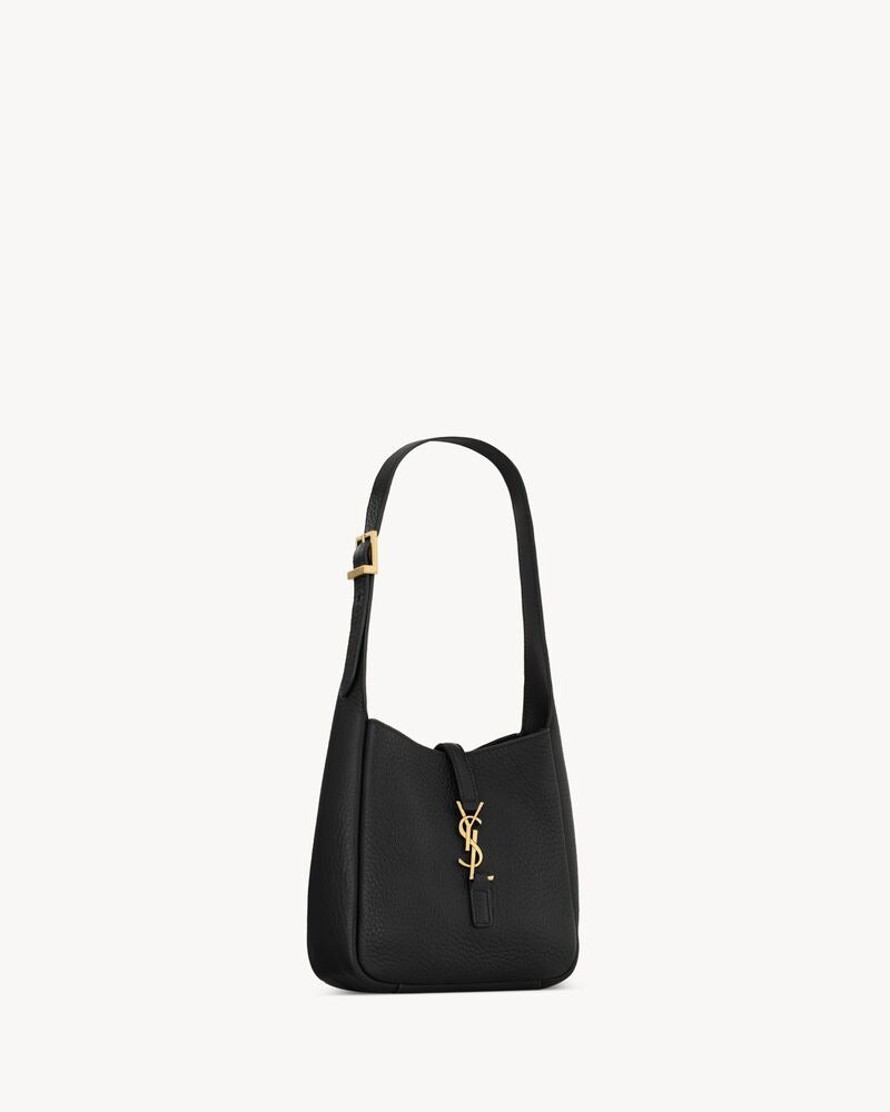 Saint Laurent Le 5 À 7 Supple Baby In Grained Leather