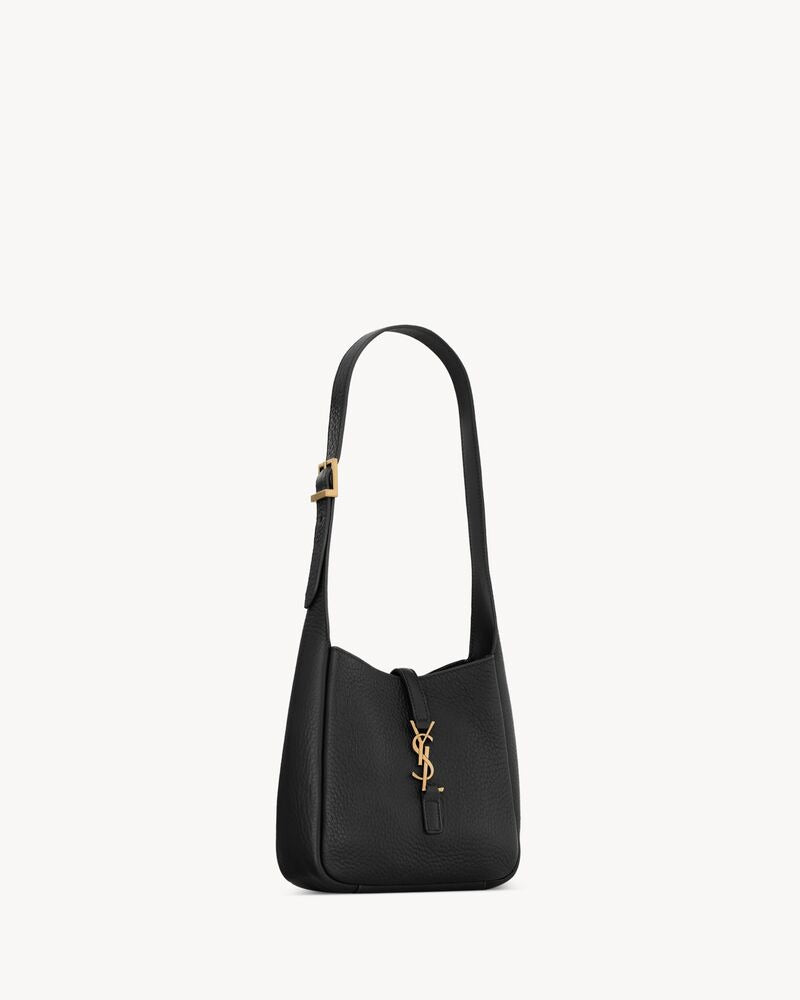 Saint Laurent Le 5 À 7 Supple Baby In Grained Leather