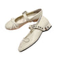 Creamy Mary Jane Heels