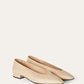 Black - Fireplace Rebecca Ballet Flat  Calfskin