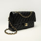 Quilted Classic Square Flap Bag in Leather