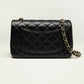 Quilted Classic Square Flap Bag in Leather