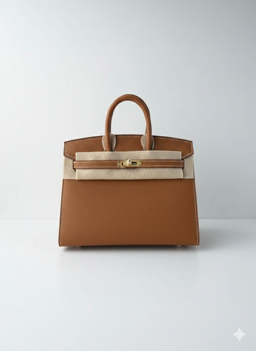 Hermès Birkin 20 Brown Epsom / Gold  Hardware 01