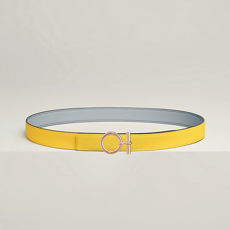 Flot belt Buckle & Hermès Sur Mer Reversible Leather Strap 24 MM