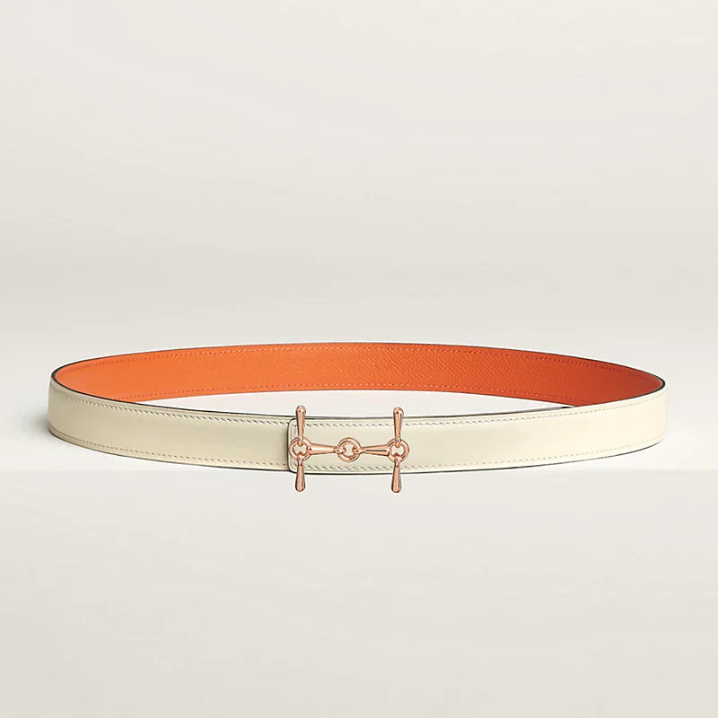 H Equestre Belt Buckle & Hermès Sur Mer Reversible Leather Strap 24 MM