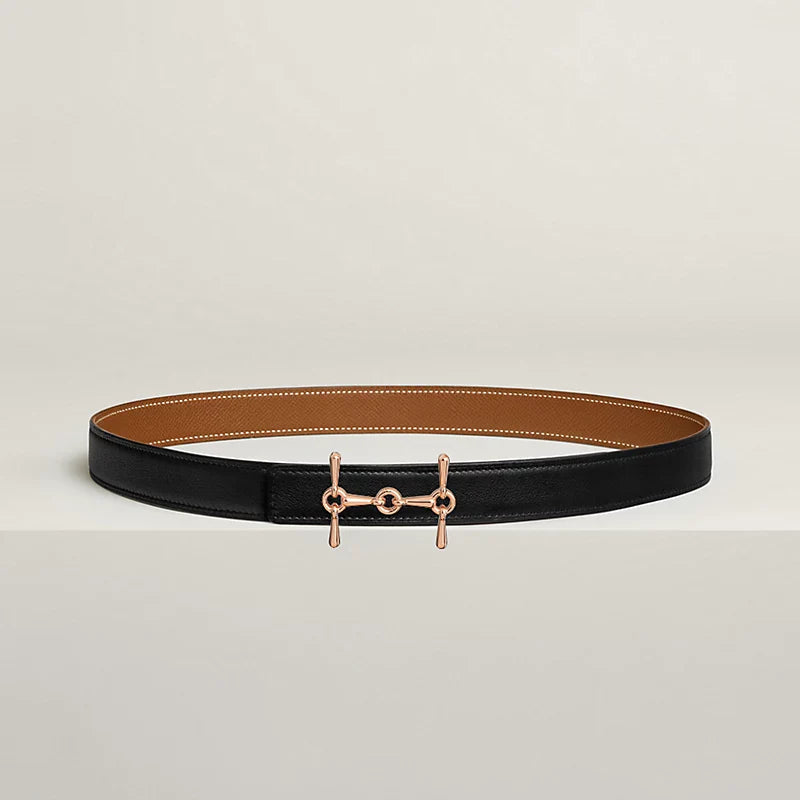 H Equestre Belt Buckle & Hermès Sur Mer Reversible Leather Strap 24 MM