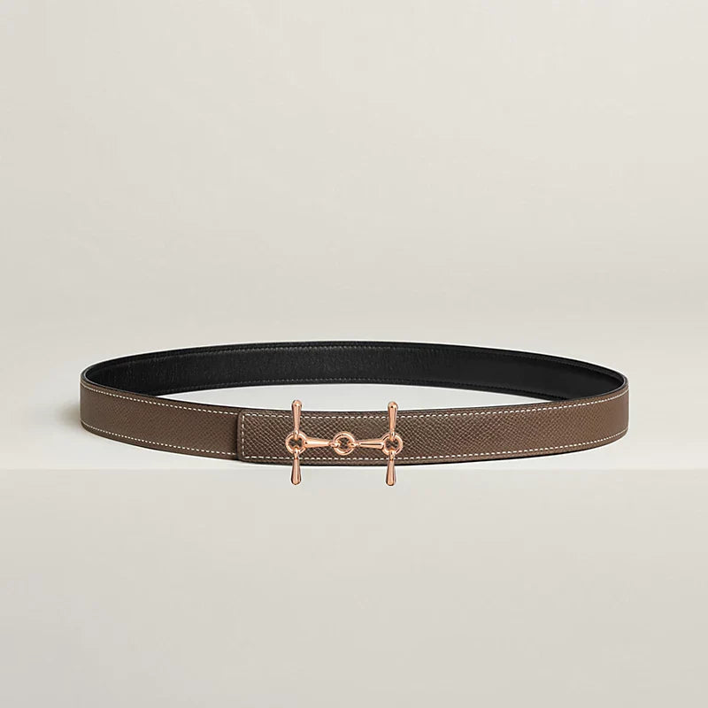 H Equestre Belt Buckle & Hermès Sur Mer Reversible Leather Strap 24 MM