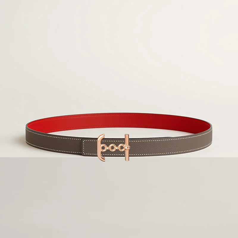 Ancre Marin Belt Buckle & Reversible Leather Strap 24 MM