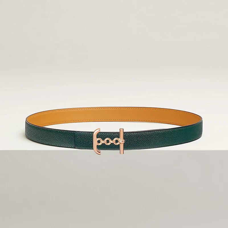 Ancre Marin Belt Buckle & Reversible Leather Strap 24 MM