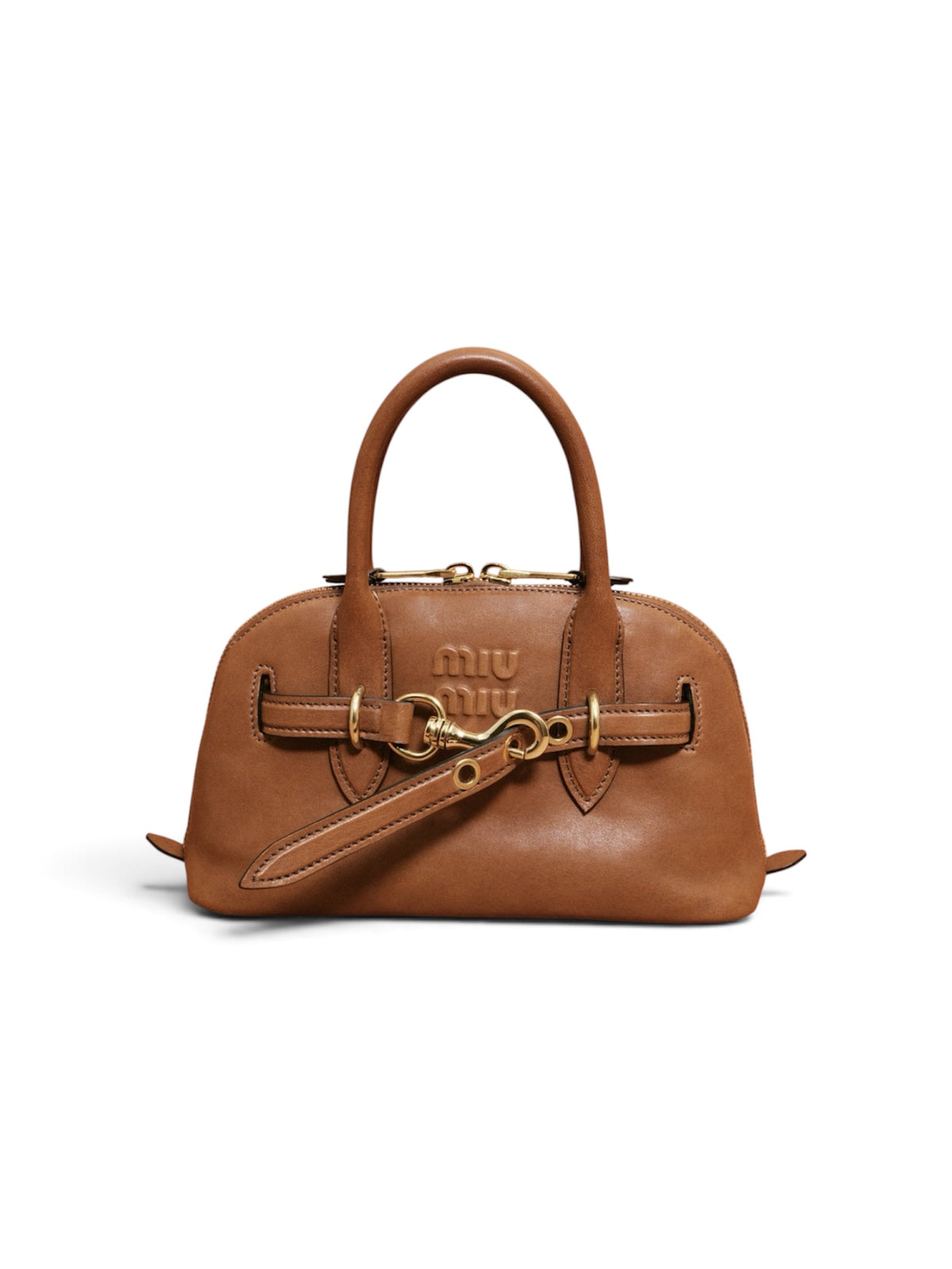 Miu Miu Aventure oak Mini Nappa Leather Bag (20cm) 01