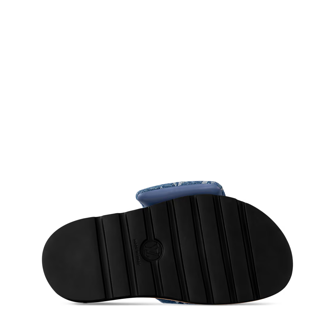 Blue - Pool Pillow Flat Comfort Mule