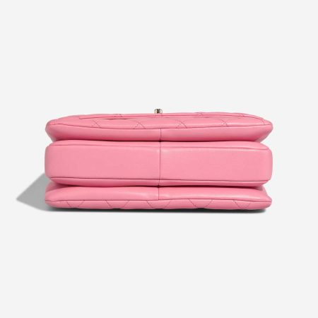 Pink Quilted Leather CC Trendy Flap