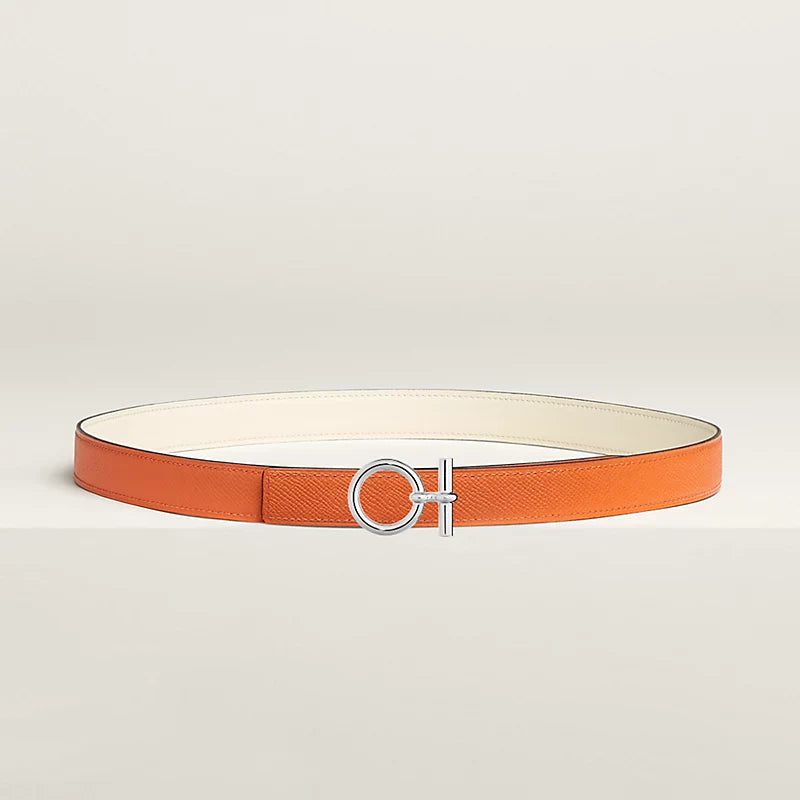 Flot belt Buckle & Hermès Sur Mer Reversible Leather Strap 24 MM