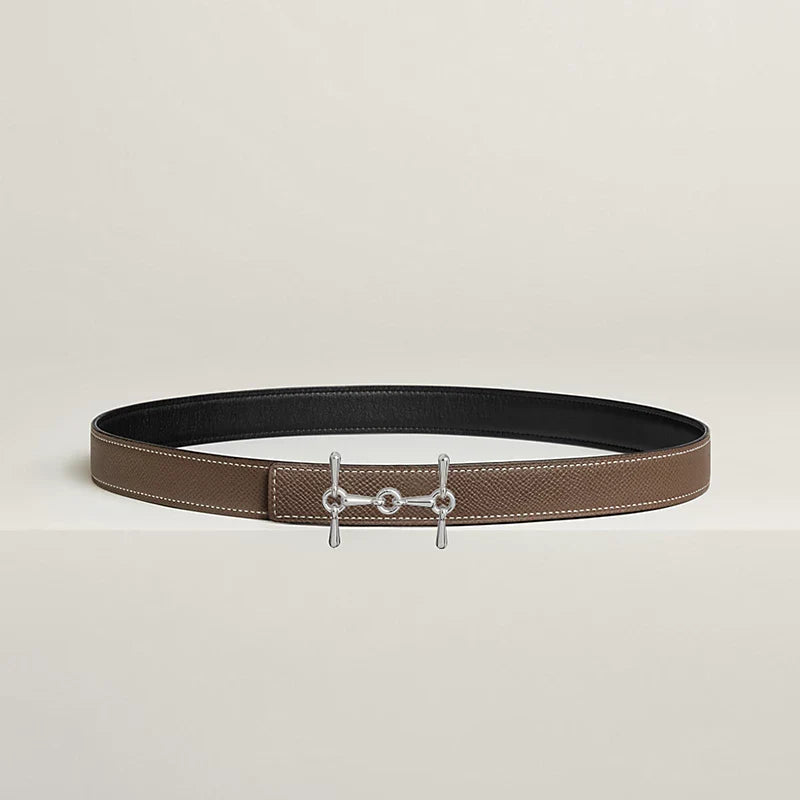 H Equestre Belt Buckle & Hermès Sur Mer Reversible Leather Strap 24 MM