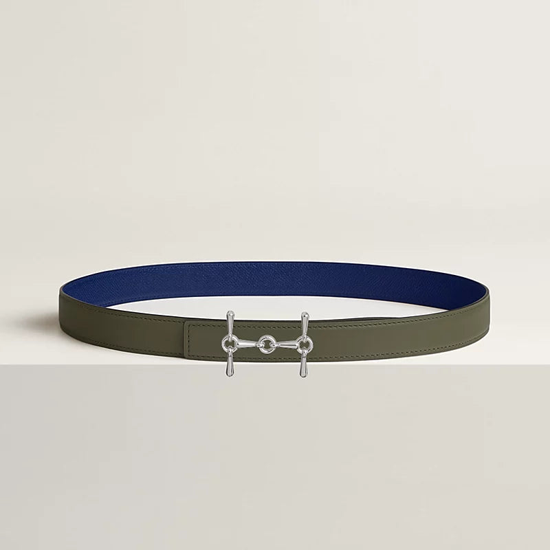 H Equestre Belt Buckle & Hermès Sur Mer Reversible Leather Strap 24 MM