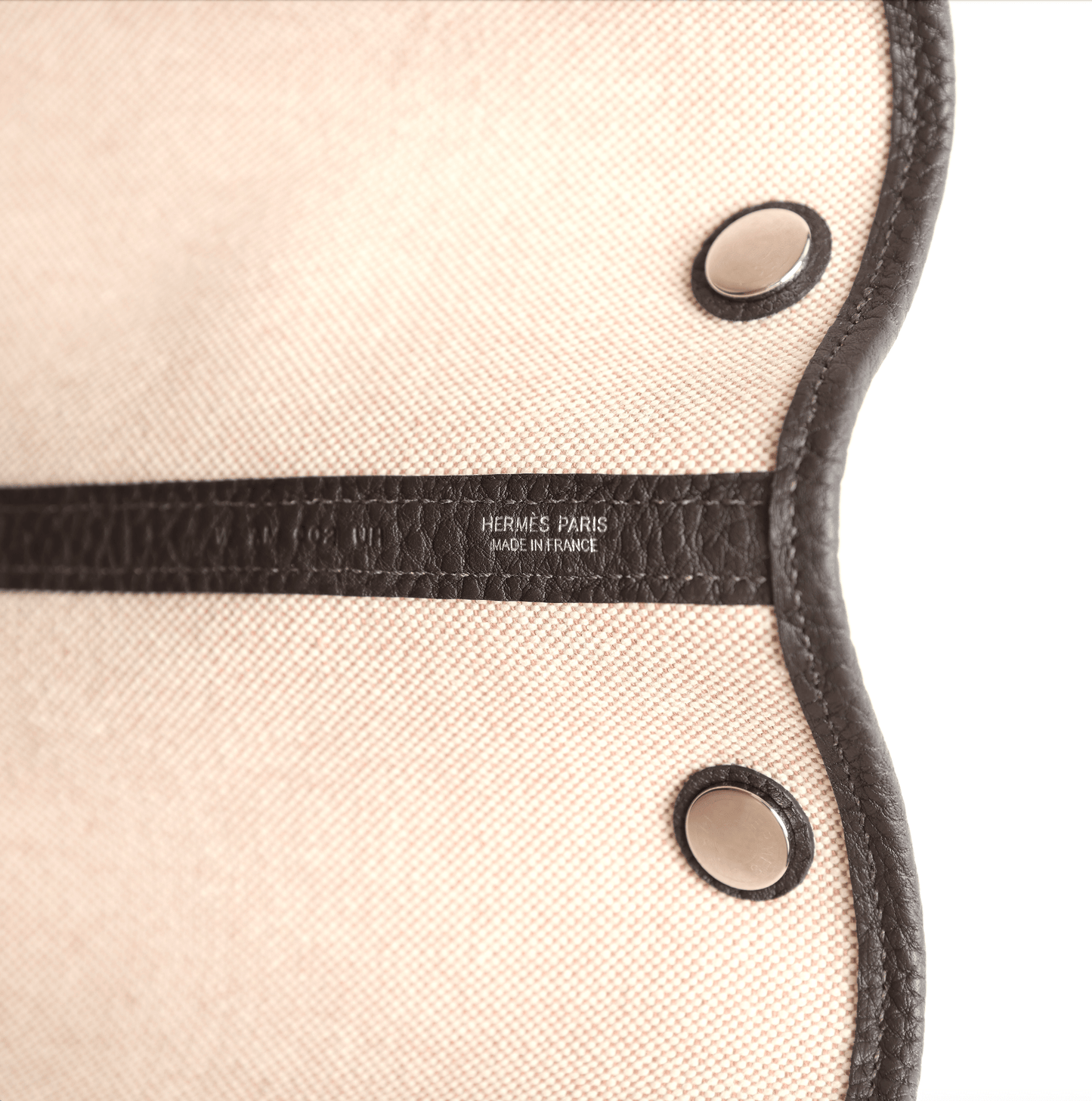 Garden Party 36 Electrique Ecru and Beige Multi Toile H and Ebene Negonda Palladium Hardware