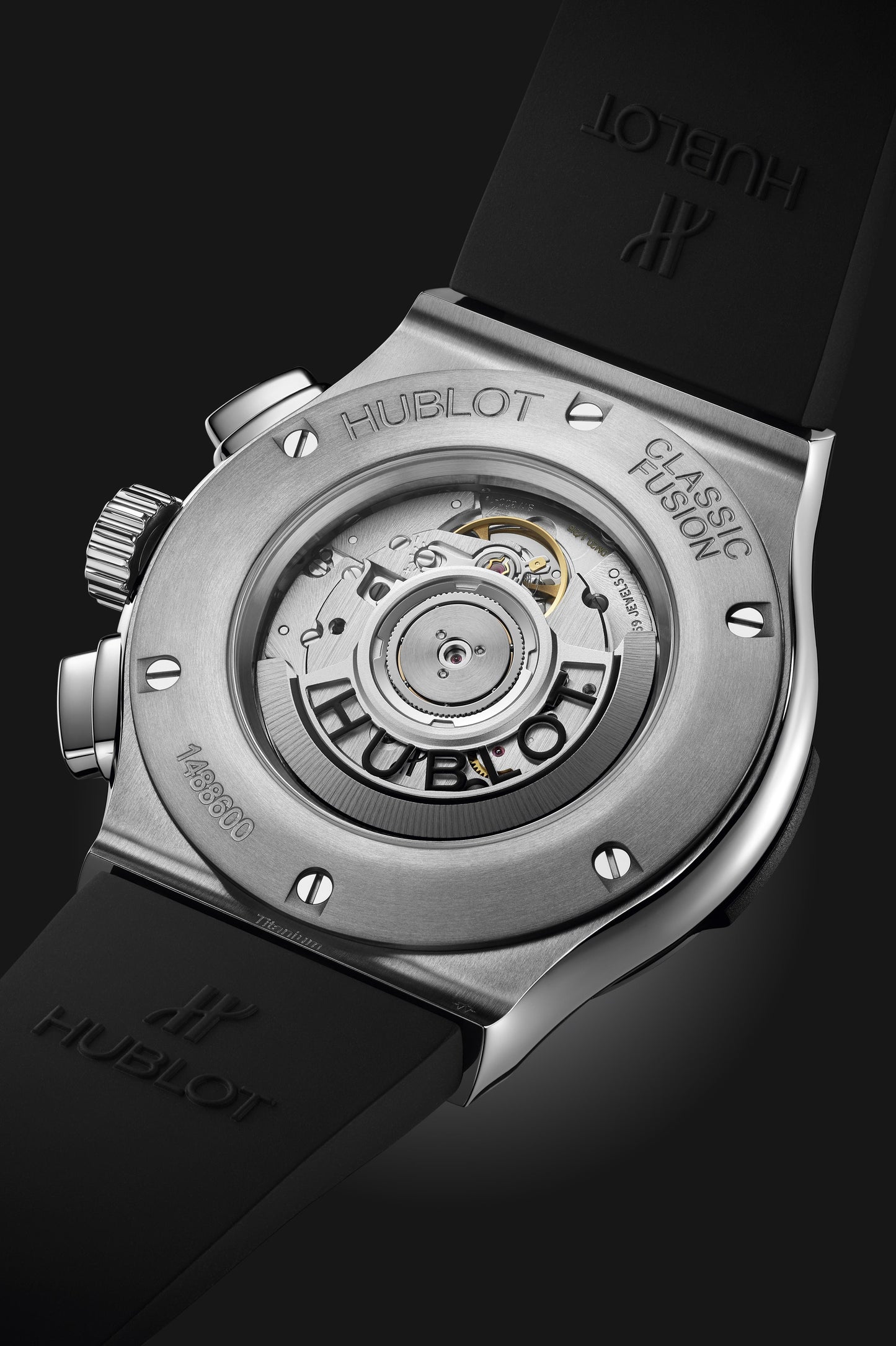 Classic Fusion Chronograph Titanium on Rubber Watch