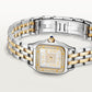 Panthère Small 30.3mm x 22.0mm Yellow Gold and Steel Diamond Case Blue Spinel Crown Silver Dial Gold and Steel Bracelet Quartz Watch