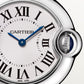Ballon Bleu 28mm Steel Automatic Silvered Opaline Dial Steel Bracelet Watch