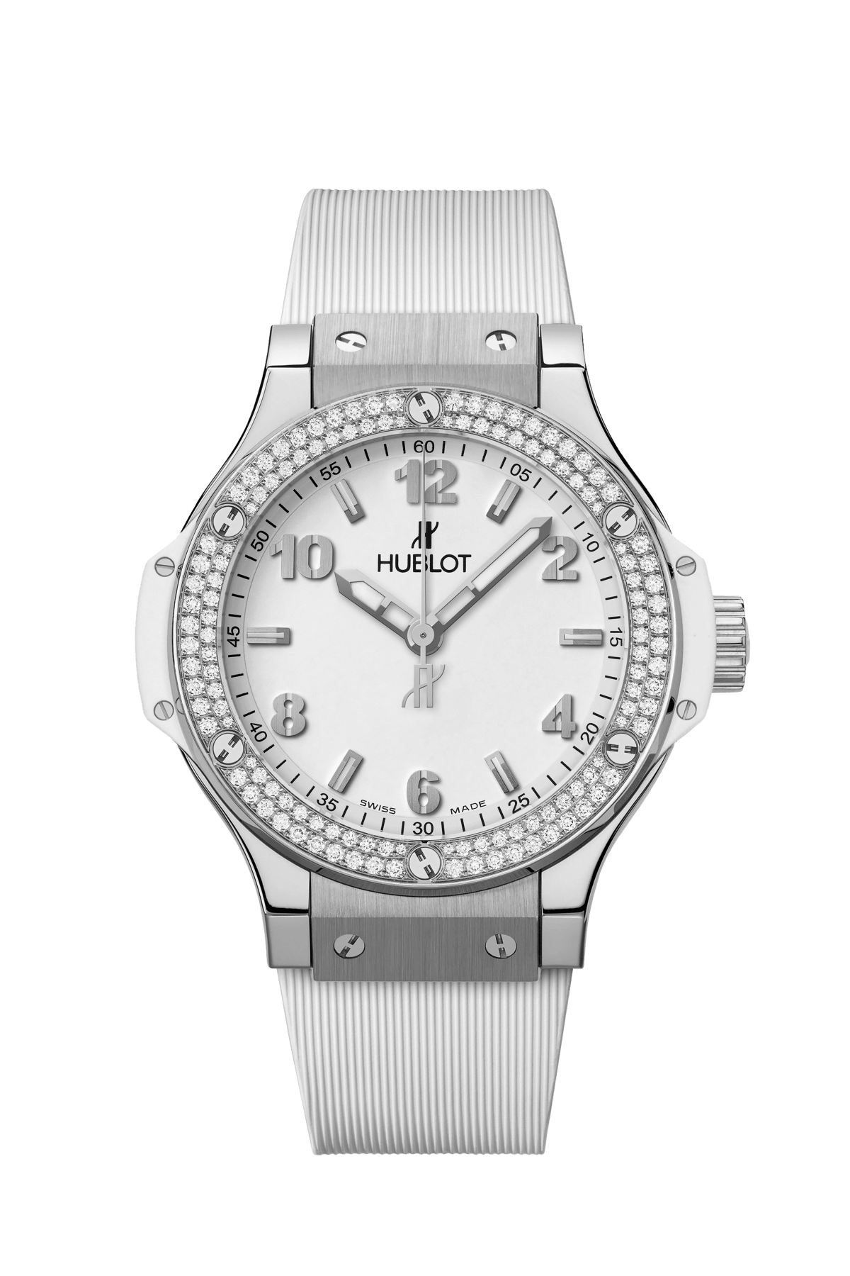Big Bang Original Steel White Diamonds 38 mm