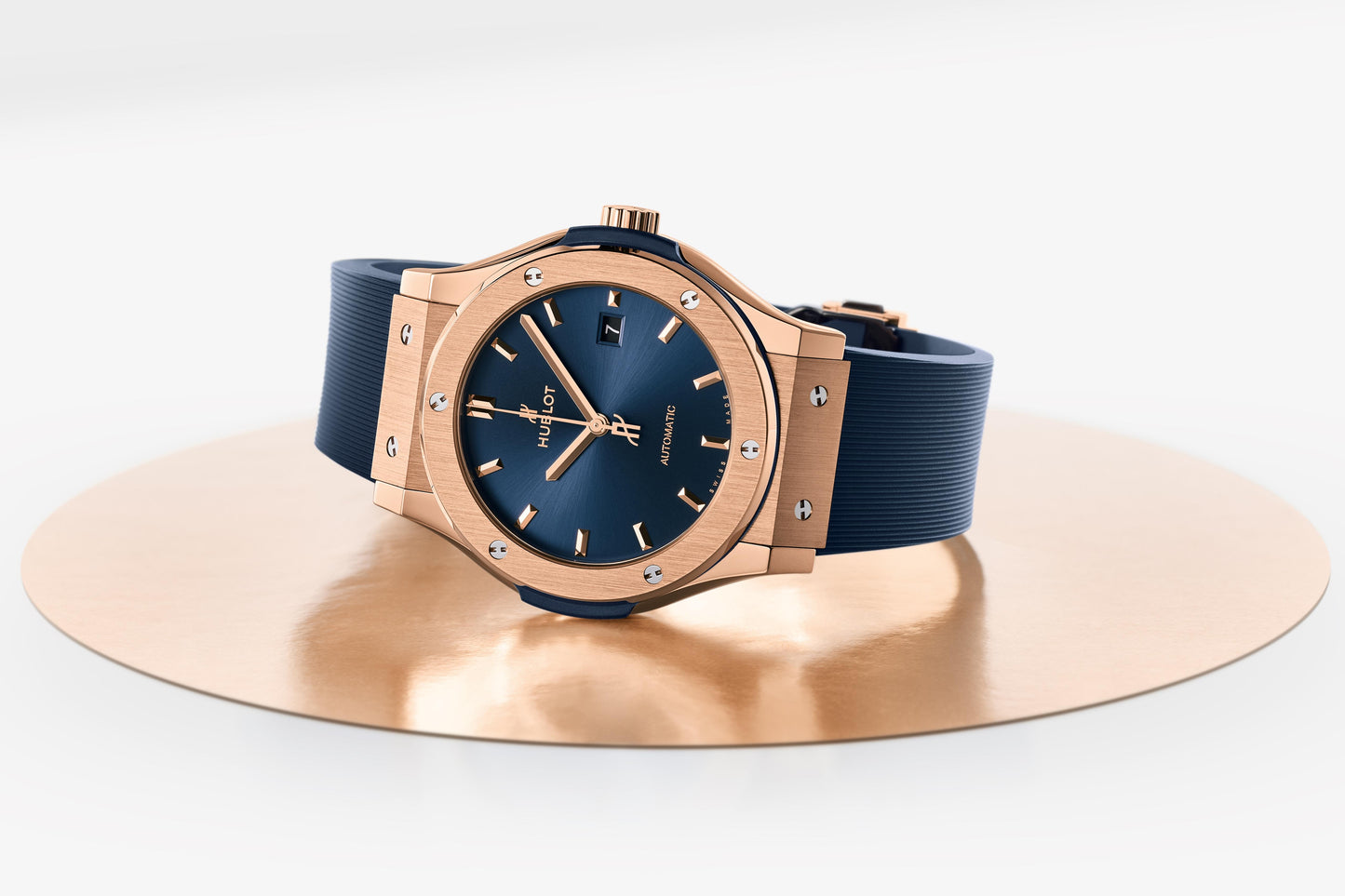 Classic Fusion King Gold Blue Watch