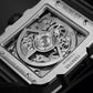 Square Bang Unico Titanium 42 mm Black Rubber Strap Watch