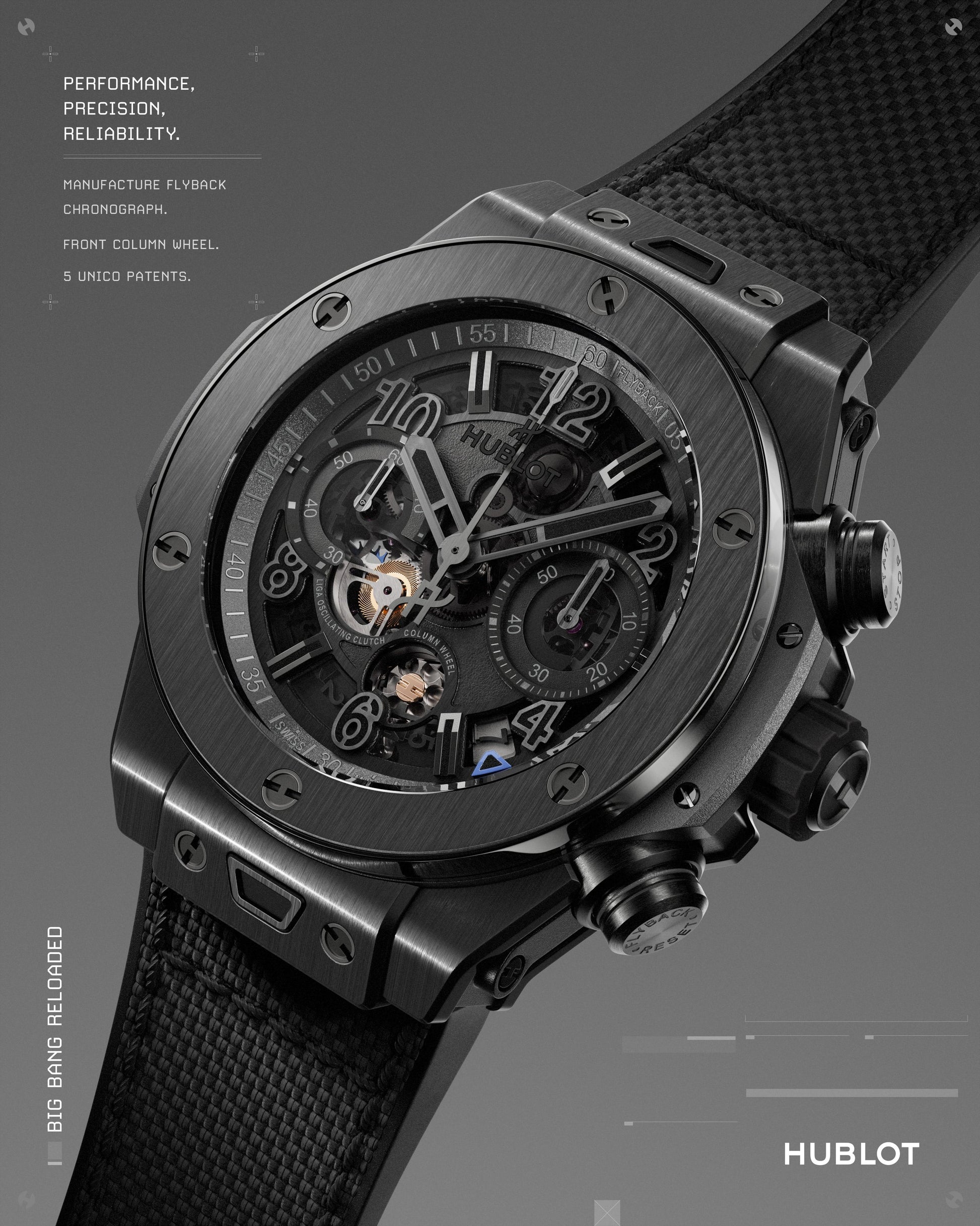 Big Bang Reloaded All Black 44 mm Watch