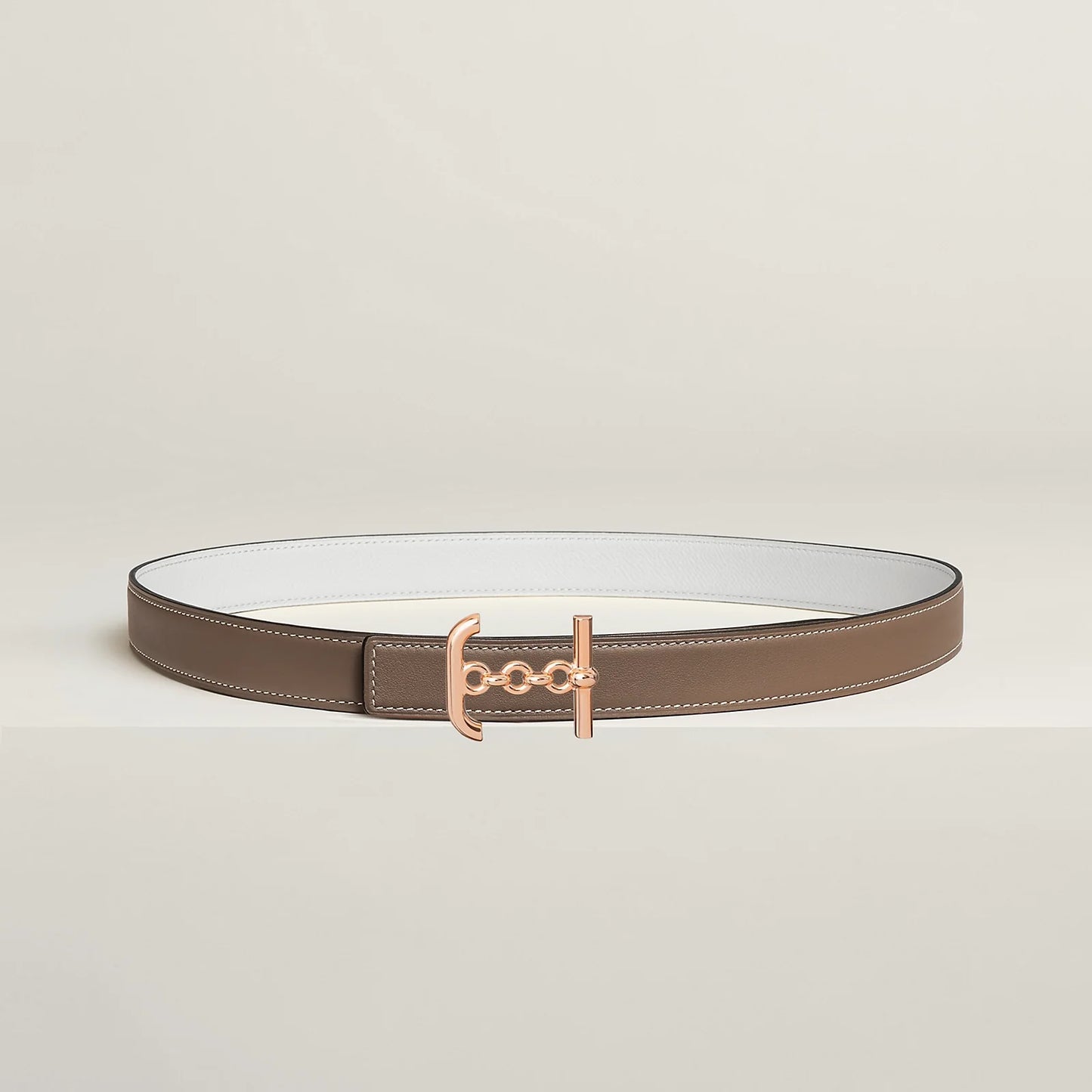 ANCRE MARIN BELT BUCKLE & REVERSIBLE LEATHER STRAP 24 MM